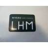 Hydraulic level sticker
