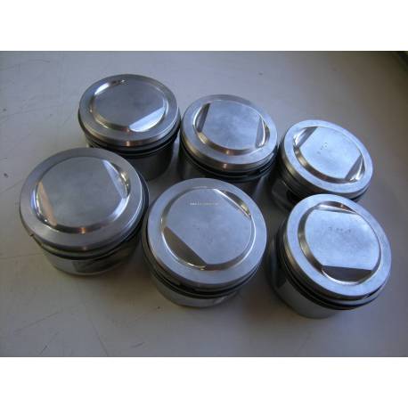 Set of 6 pistons - 3 L. engine - SM