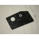 Left rack plate closing flap