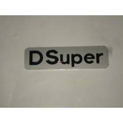 D SUPER label