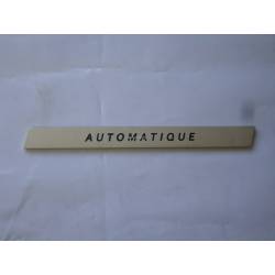 Monogramme de coffre AR du 09/72 a fin