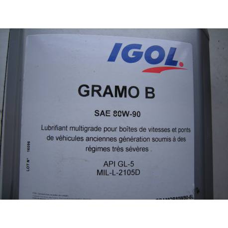 Huile de boite GRAMO 80/90 - 1 litre