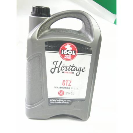 Huile moteur GTZ  20 w 50    bidon de 5 litres