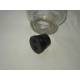Bouchon 2 tuyaux sous bocal en verre