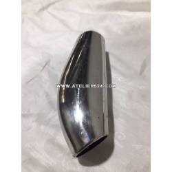Exhaust pipe left chrome cover