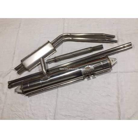 Complete stainless steel exhaust line kit - from sept. 65