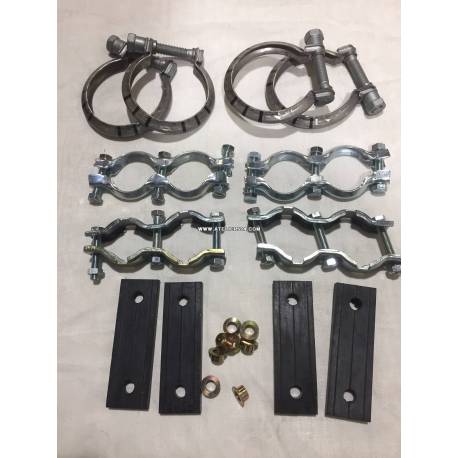 Steel exhaust pipe fixing Kit - SM