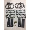 Steel exhaust pipe fixing Kit  - SM