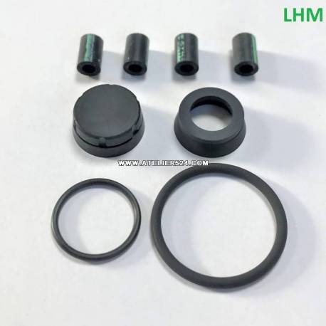 bouchon 2 tuyaux bocal en verre  LHS2