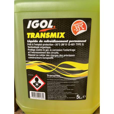 Liquide de refroidissement TRANSMIX - 5 litres