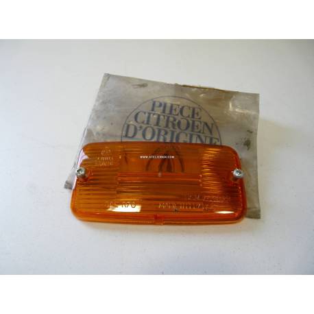 Ecran de feu de recul orange