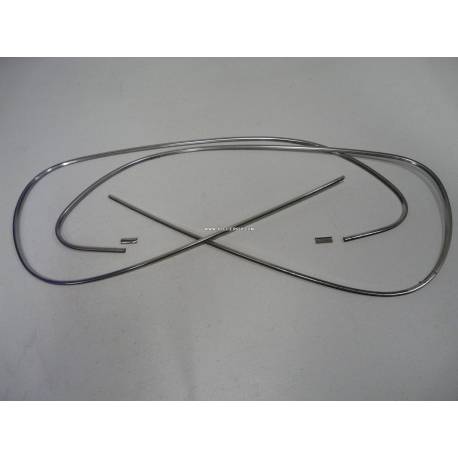 Paire de joncs de phare inox